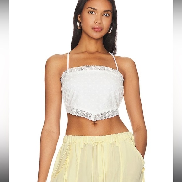 Lovers and Friends Top in White Medium NWT - Picture 5 of 5